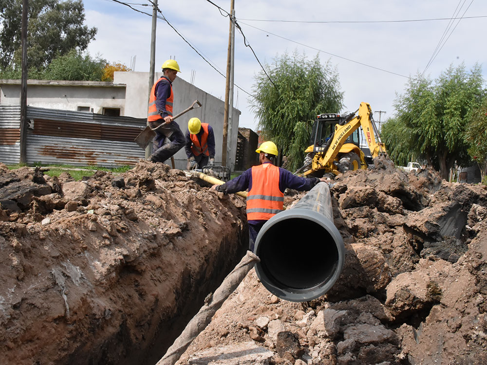 Se efectúan pruebas hidráulicas en la obra que abastece de agua al Barrio COTILAP