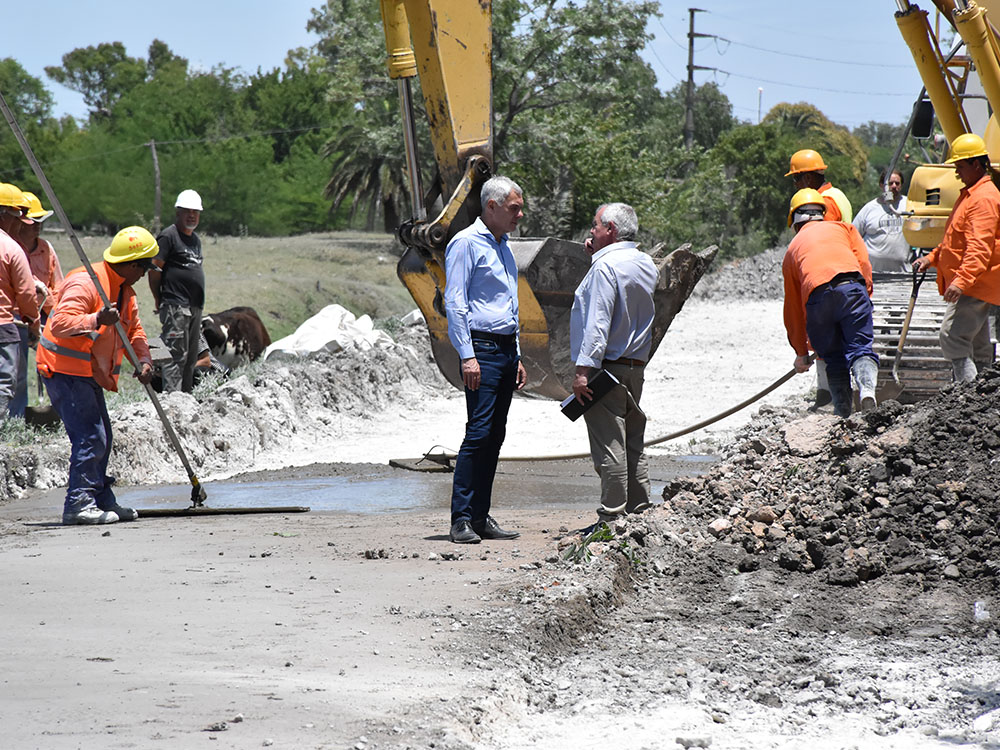 Cagliardi Y El Ministro Katopodis Recorrieron Las Obras De Pavimento