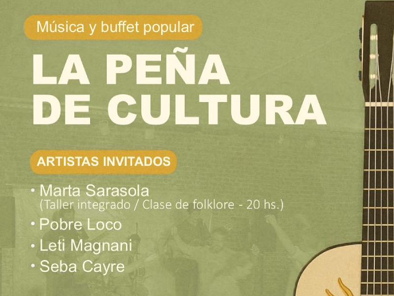 Se realizará la Peña de Cultura