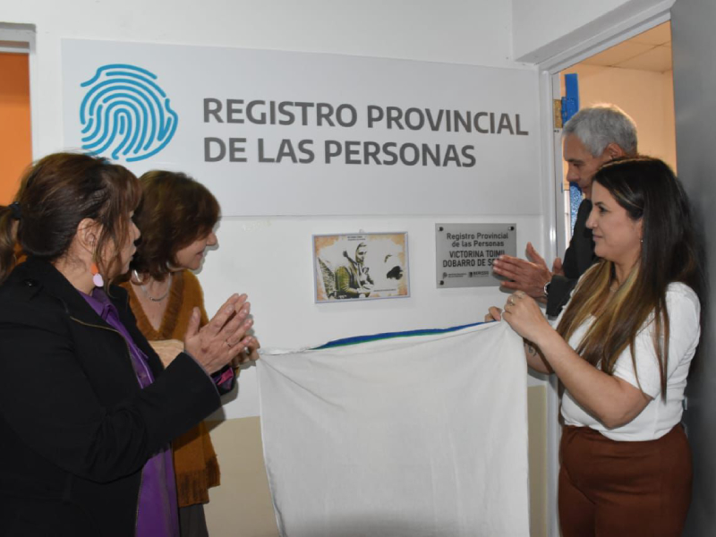 Inauguración del Registro de las Personas en el Centro Cultural y Polideportivo Papa Francisco