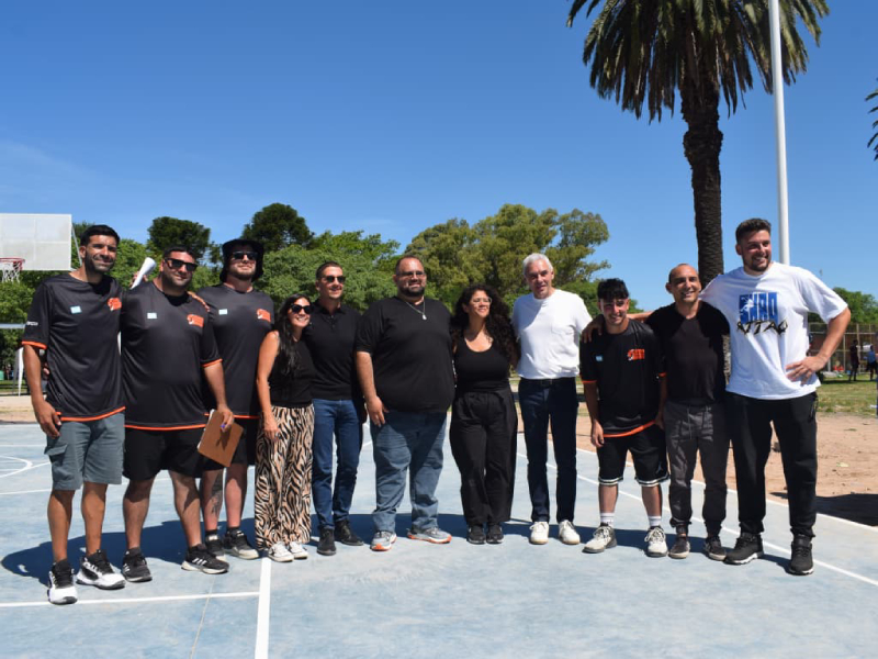 Se inauguró el nuevo Playón Deportivo del Parque Cívico