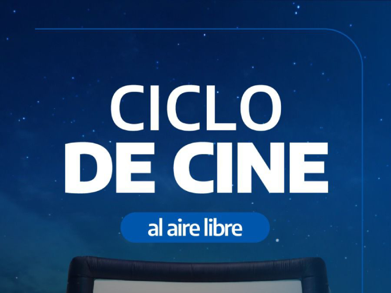 Última jornada de febrero del "Ciclo de Cine al aire libre"