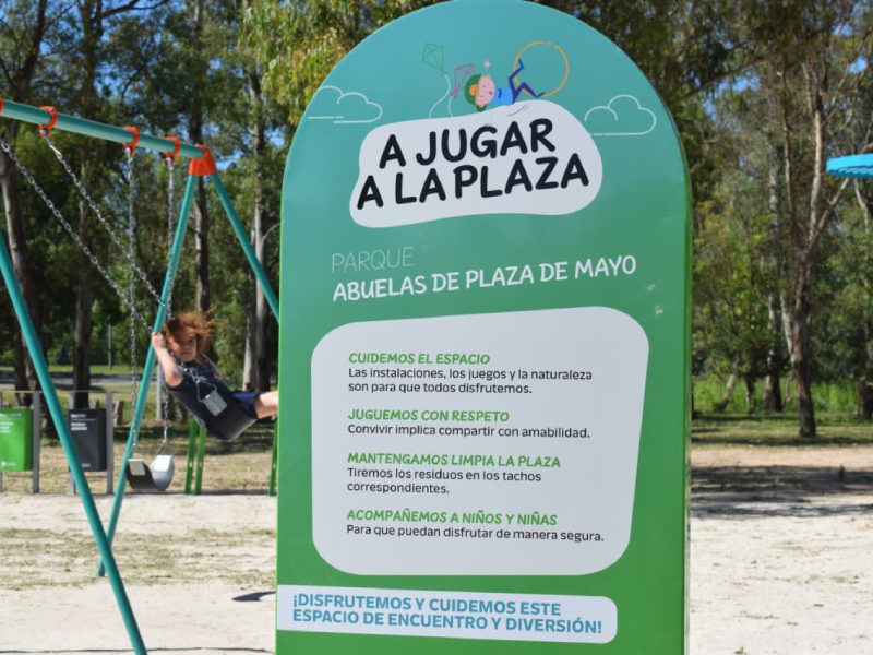 Inauguración del Parque Recreativo "Abuelas de Plaza de Mayo"