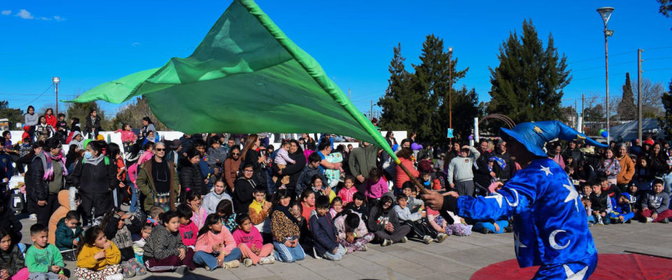 Gran festejo del Día de las Infancias en la Plaza 17 de Octubre