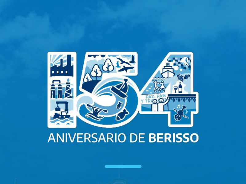 Acto por el 154° Aniversario de la ciudad de Berisso