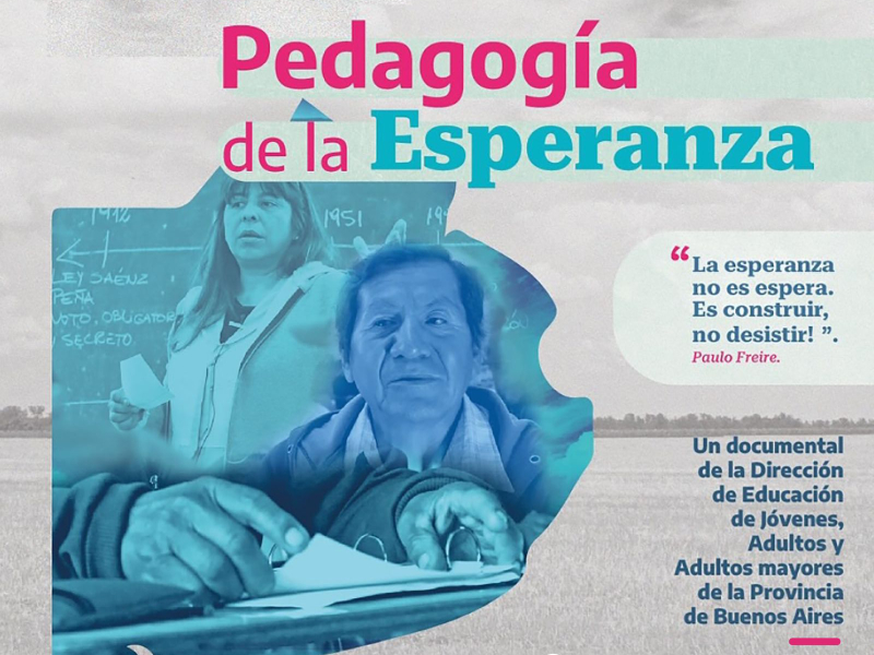 Presentación del largometraje "Pedagogía de la Esperanza"