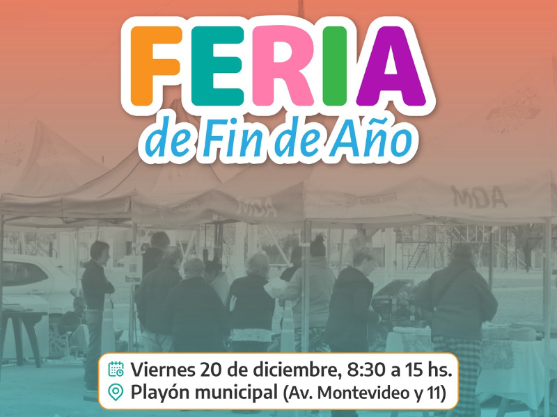 Feria de fin de año en el Playón Municipal